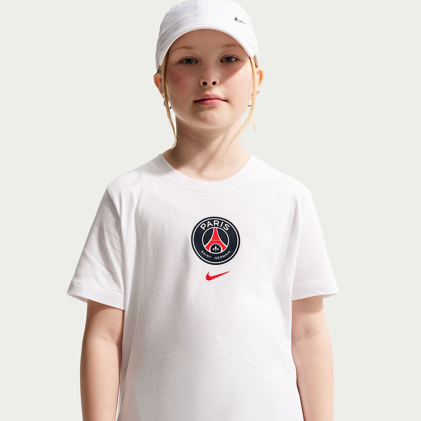 新品タグ付き☆Nike パリ・サンジェルマン シャツキッズ Lサイズ Paris Saint-Germain Big Kids' Nike Soccer T-Shirt. Nike.com